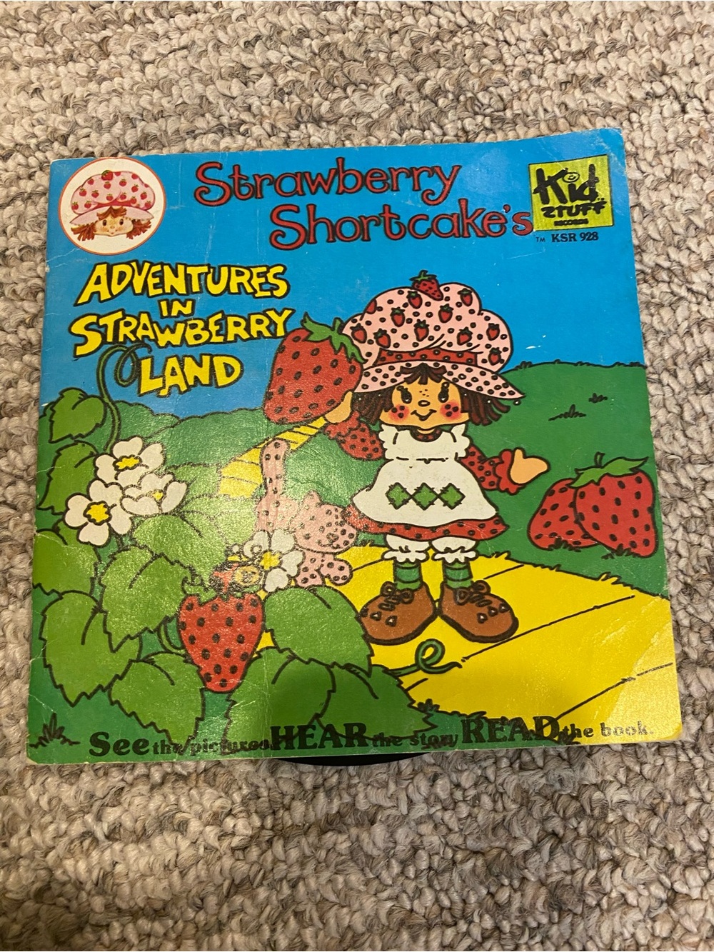 Vintage record Strawberry Shortcakes Adventure in Strawberry Land
